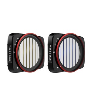 DJI AIR 2S FILTERS VARIABLE ND (VND) 2-5 BLUE& GOLD STREAK